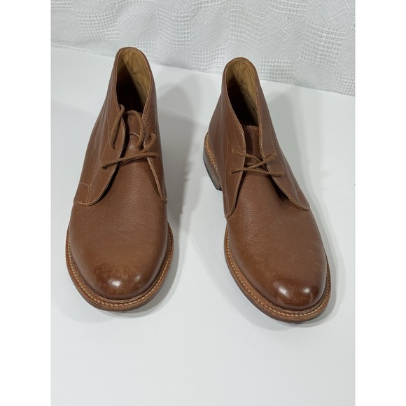 Bostonian Men\'s Soft Boot Ankle, Lace Up Tan Leather‎ Size 9 main image 5